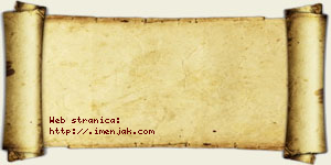 Jovana Terzija vizit kartica